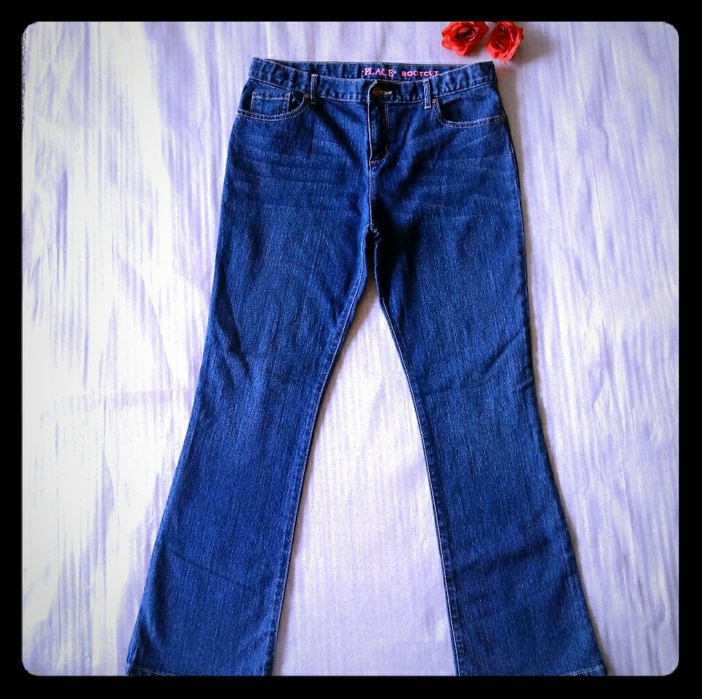 The Children Place Jeans Boot Cut Girls  Size16P - Picture 2 of 8